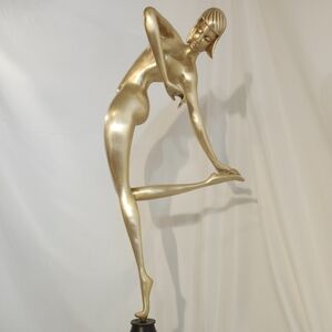 Brazilian Butt Lift Oscar Gold Goddess 2.5 Foot Fine Art Sculpture